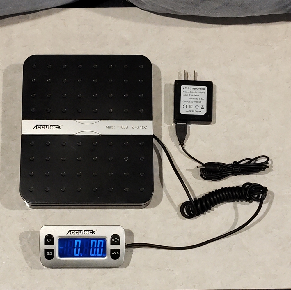 ACCUTECK SHIP-PRO BLACK DIGITAL POSTAL  SHIPPING SCALE WITH HAND HELD READ OUT